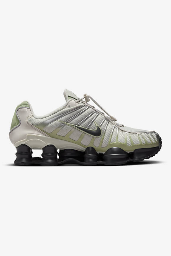 Shox TL Sneaker - Light Bone + Off Noir + Olive Aura