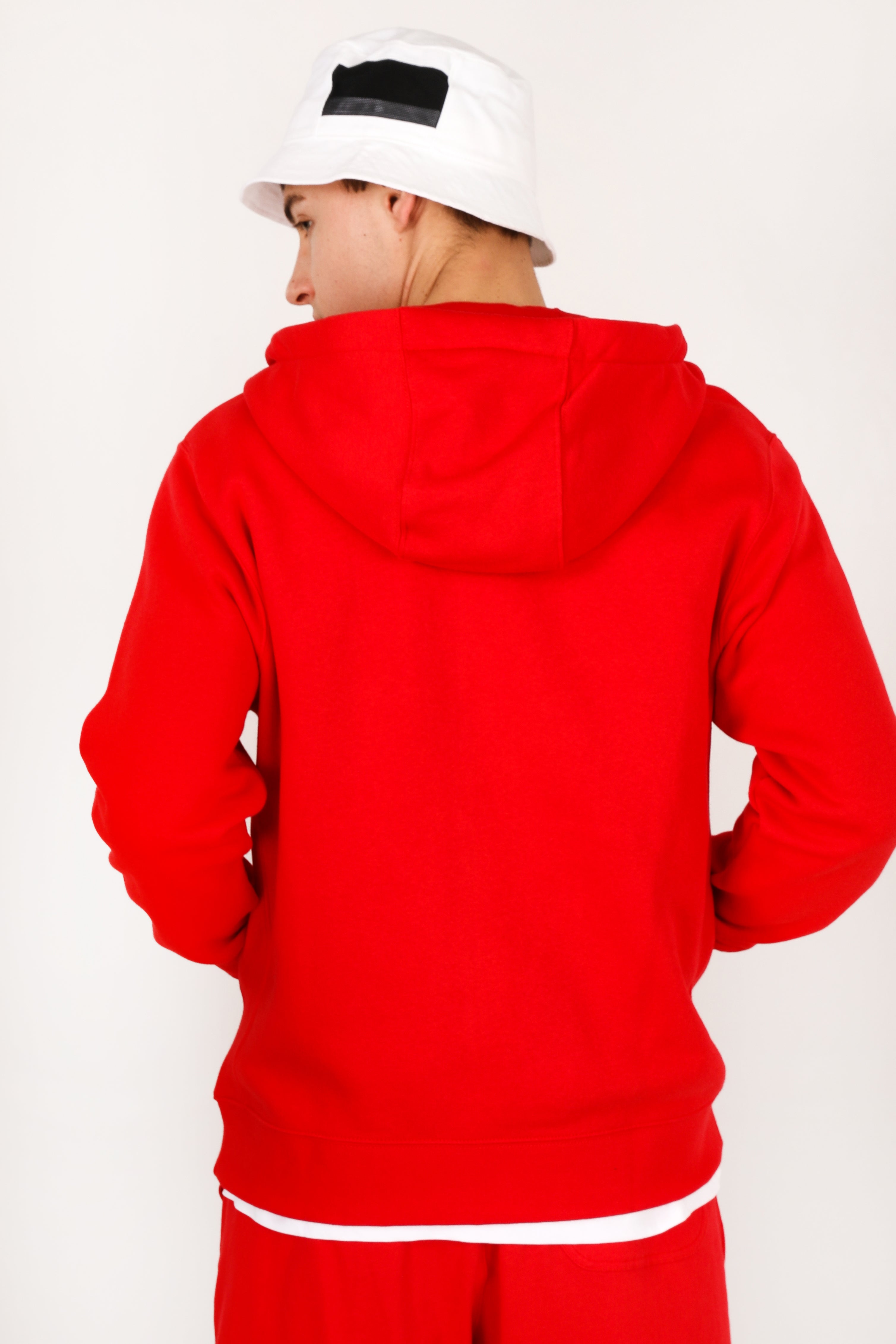 Sportswear Club Kapuzensweatjacke - University Red