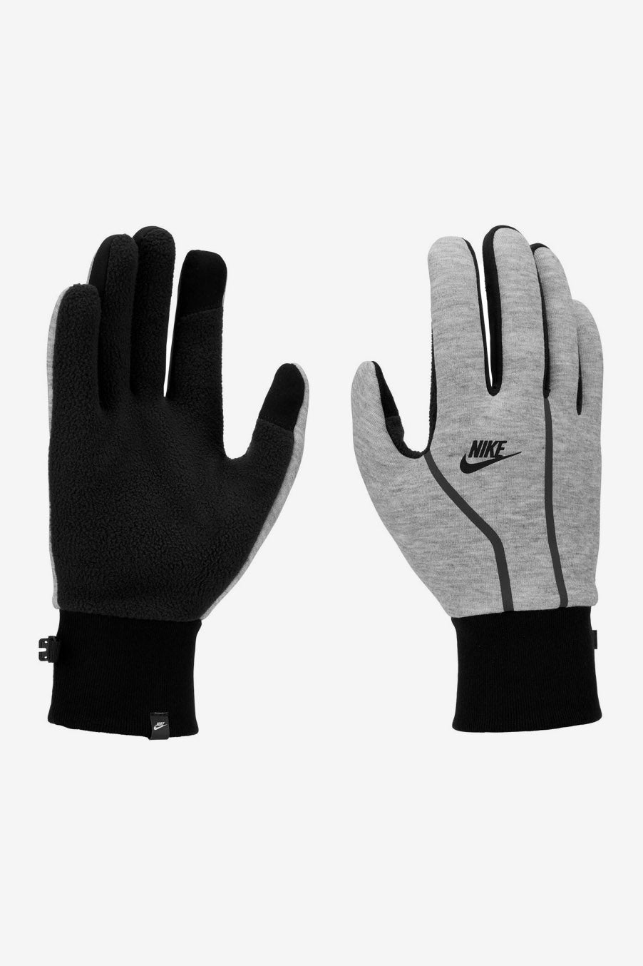 Gants tactiles - Grey Heather + Black