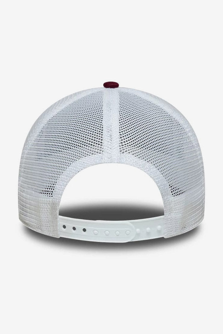 Cappellino trucker / snapback - Bordeaux + White
