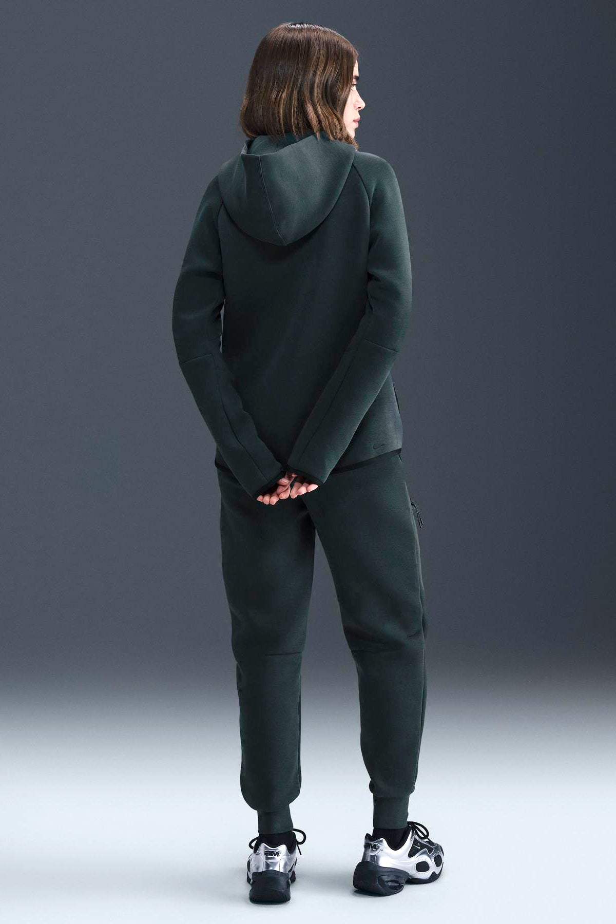 Sportswear Tech Fleece Kapuzensweatjacke - Seaweed