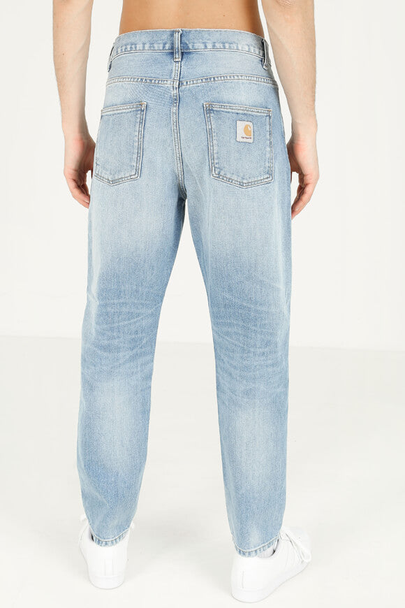 Newel Relaxed Tapered Fit Jeans - Blue Light Used Wash