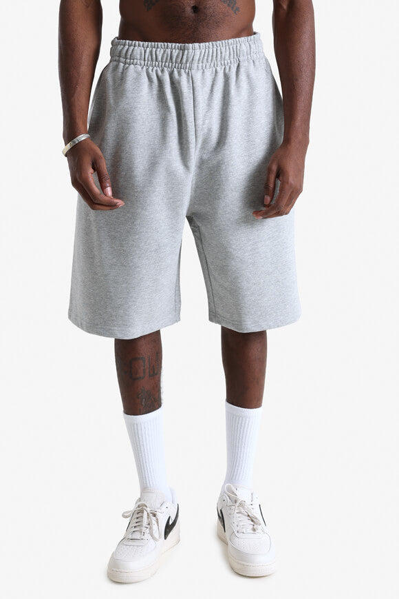 Sweatshorts - Grau meliert