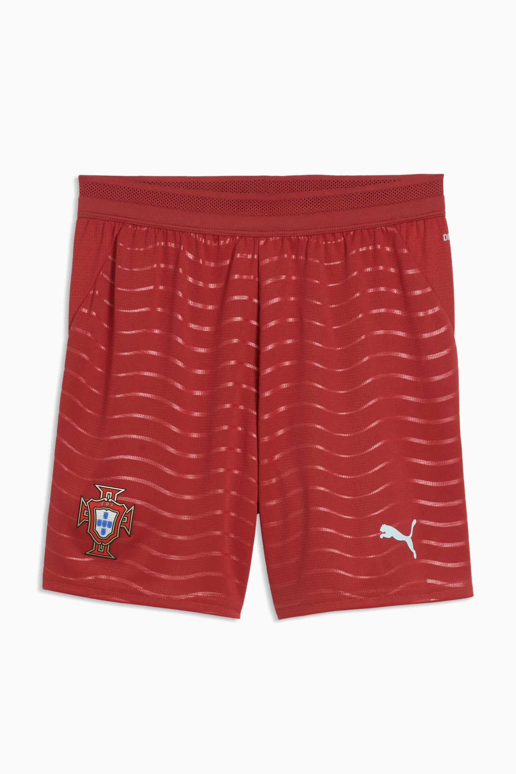 Home Portugal 2026 short en mesh - Red + Green Lagoon