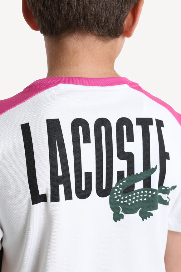 Maglietta - Bianco + Malva