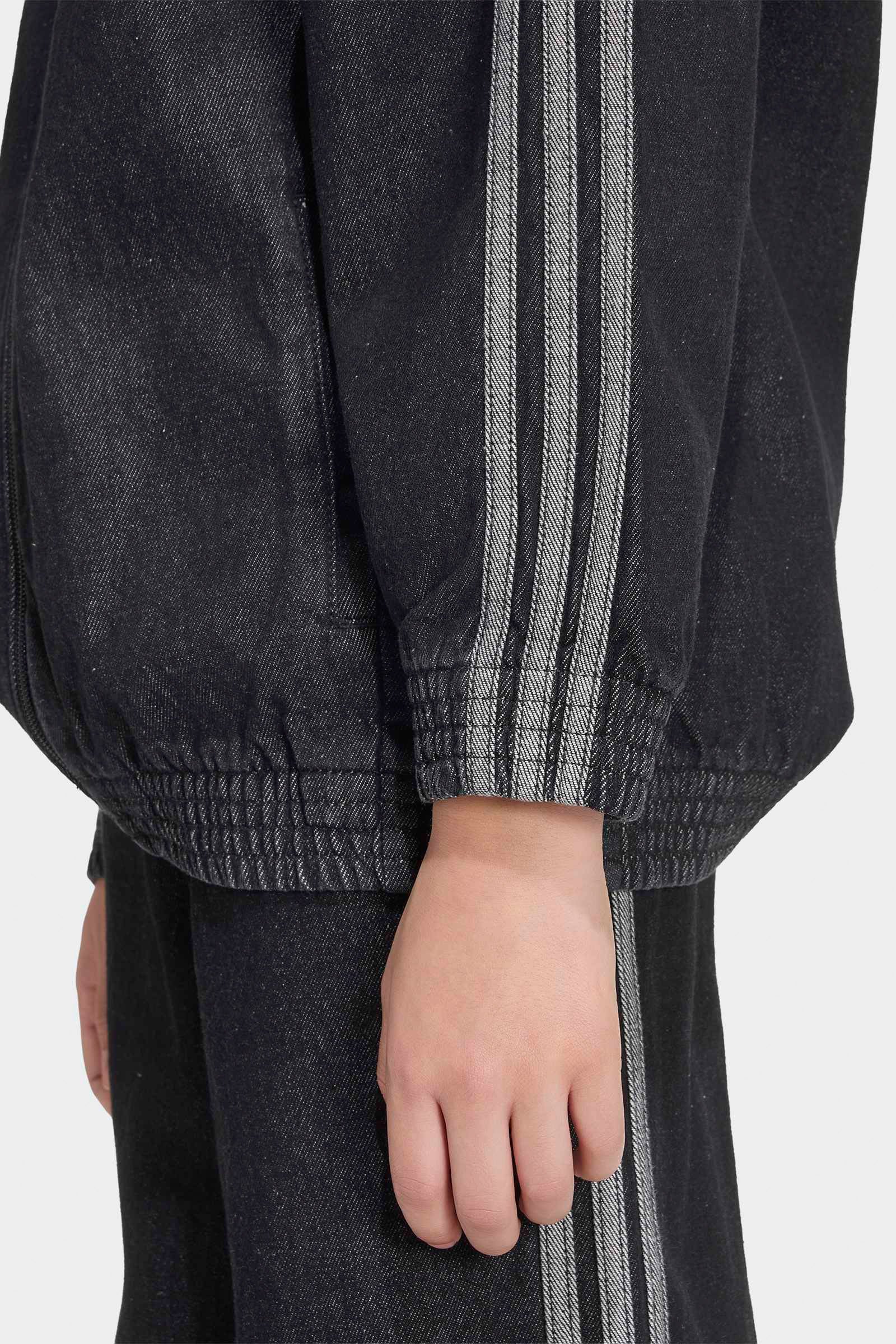Denim track jacket - True Black Denim
