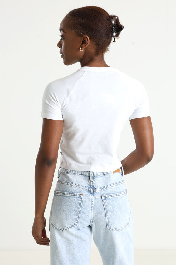 Maglietta con crop - Bianco puro
