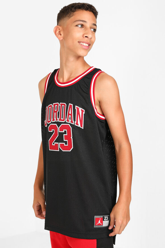 Mesh Tanktop - Black + Gym Red