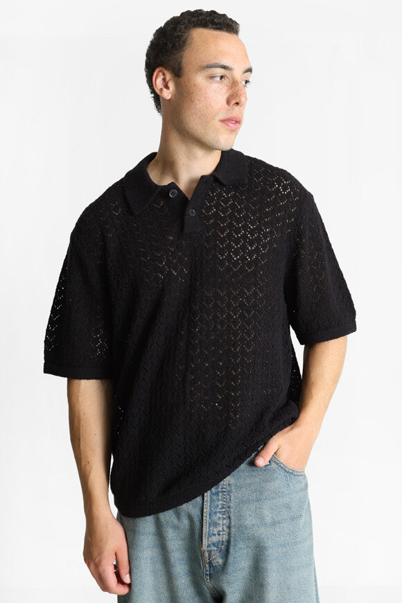 JORHYDRA polo en tricot - Black