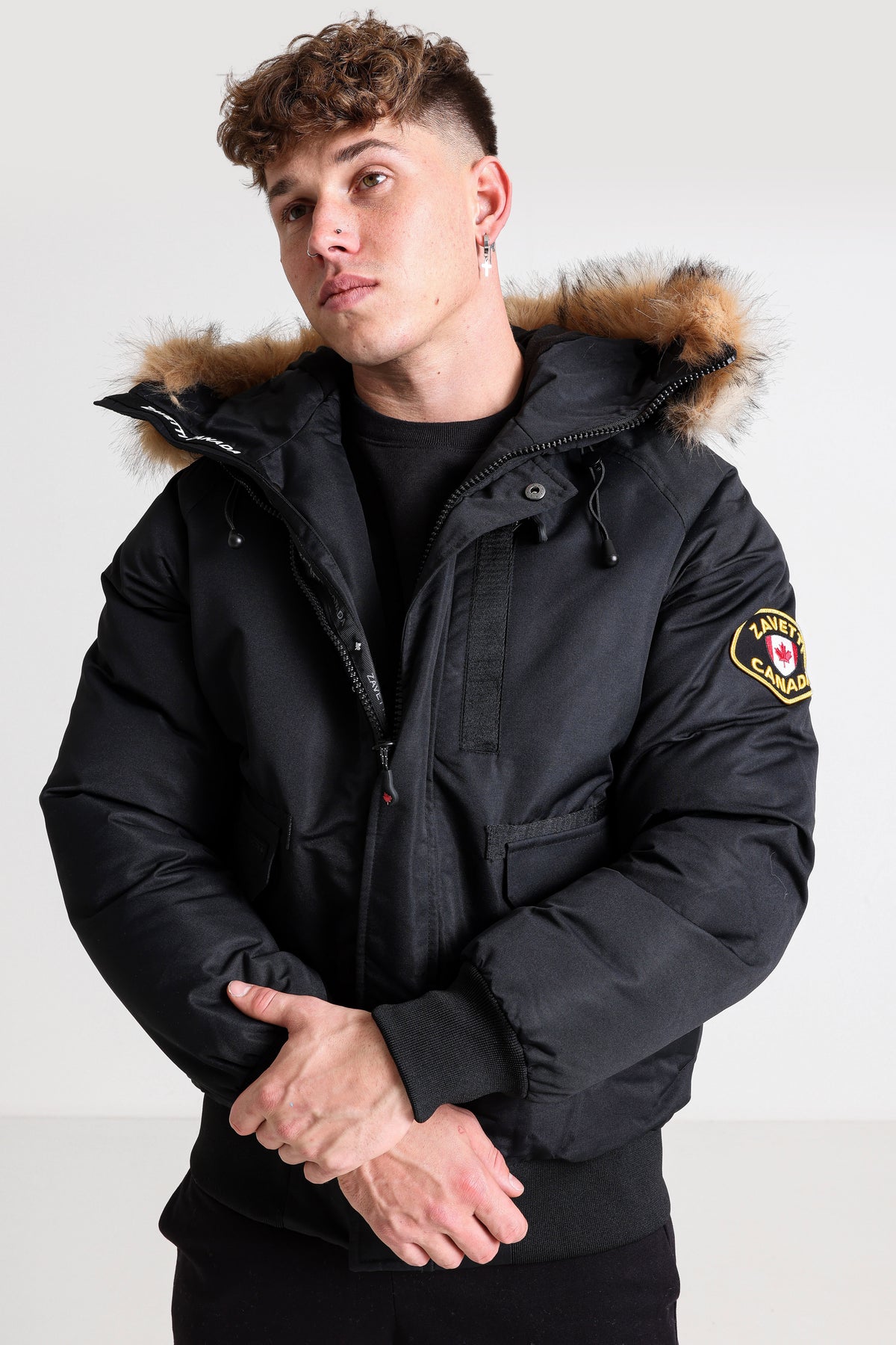 Abelli 2.0 padded bomber jacket - Jet Black