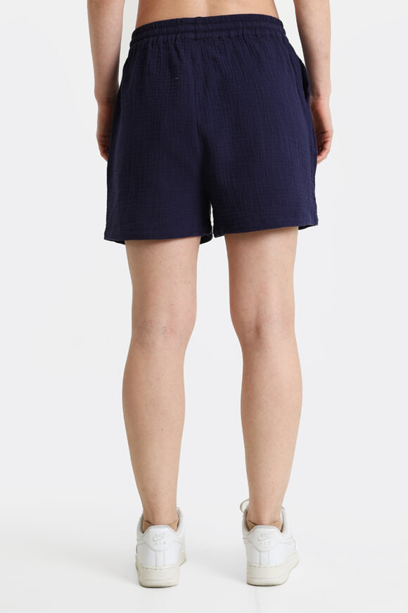 Muslin shorts - navy blue
