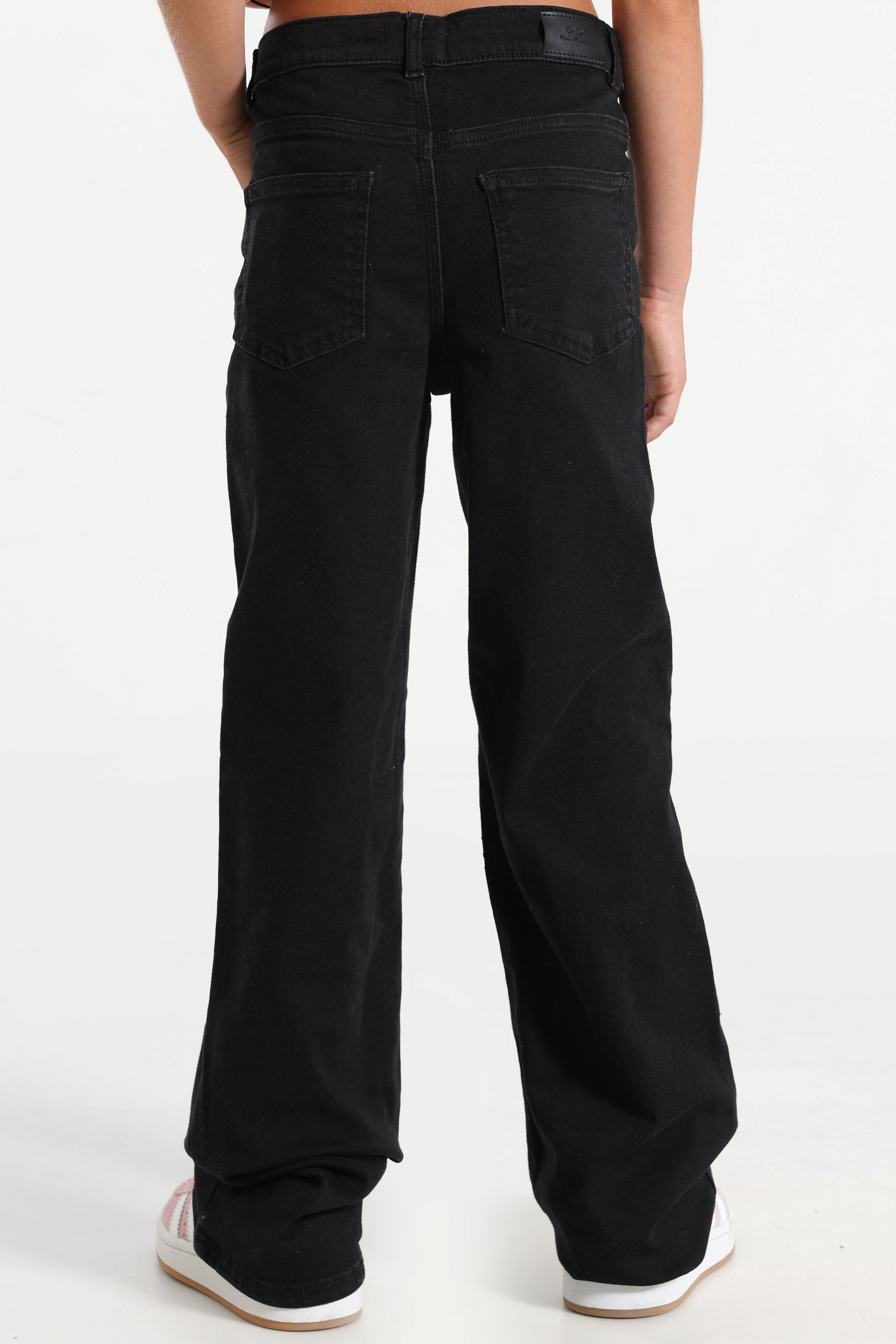 KOGMADISON Wide Leg Jeans - Washed Black