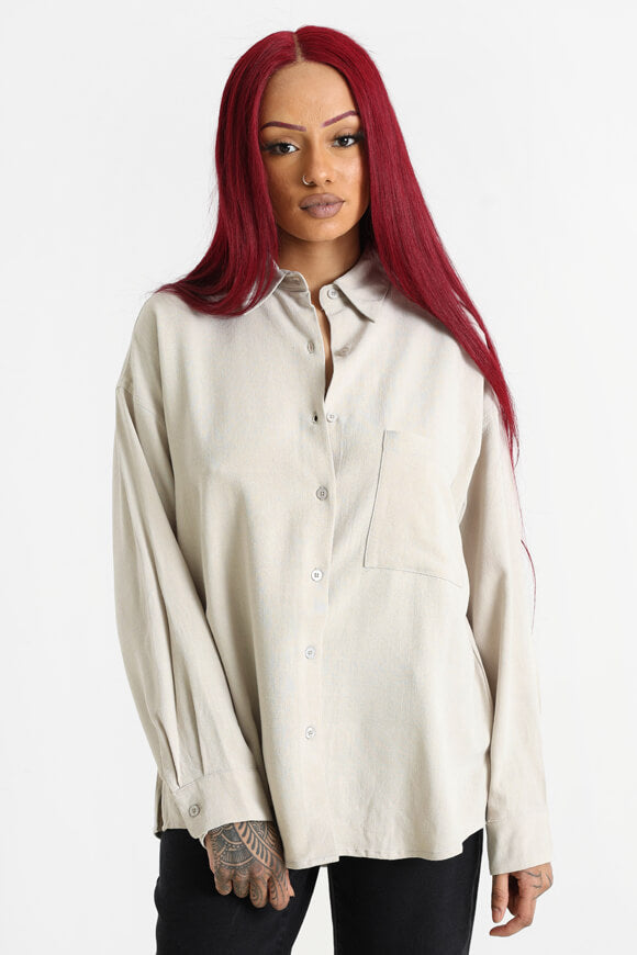 Chemise oversize en lin - Stone