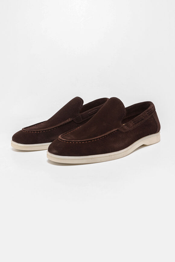 Loafer en daim - Marron foncé