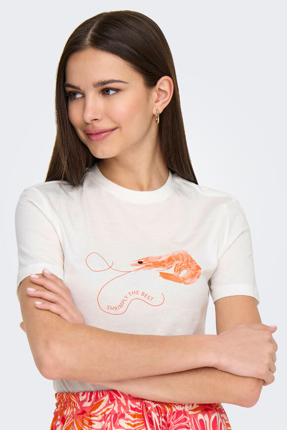 ONLKELLY Crop T-Shirt - Cloud Dancer