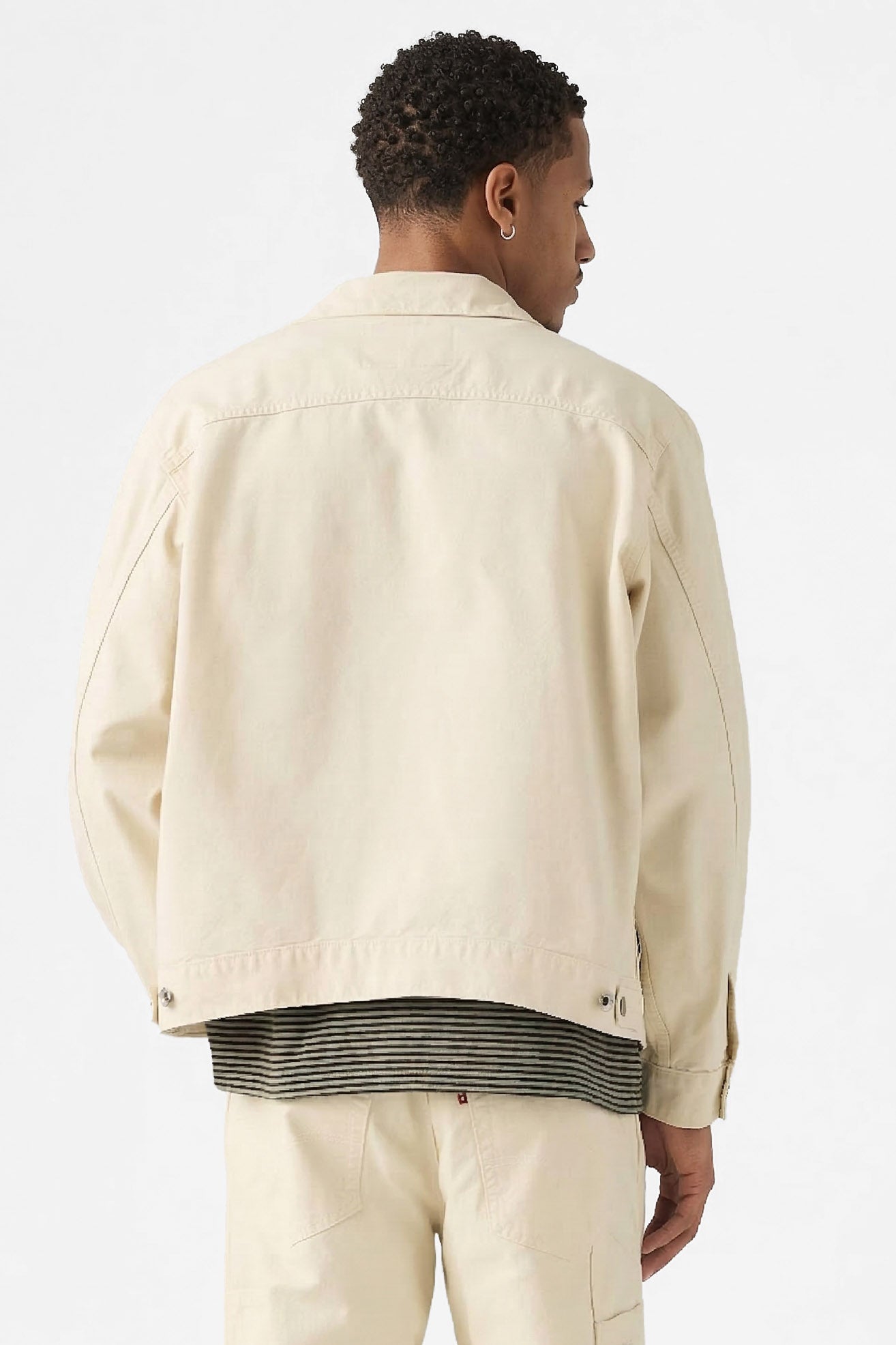 Jeansjacke - Undyed Ecru Greige