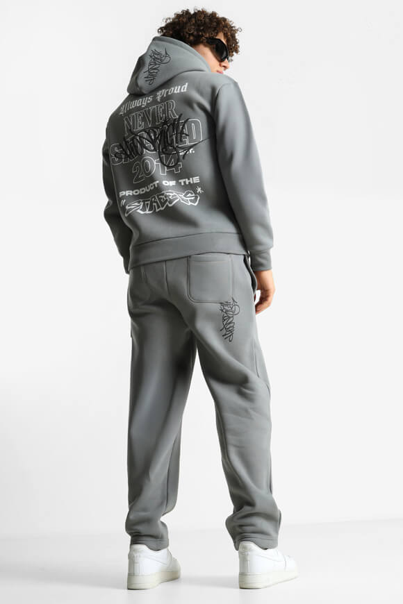 Stamp Tag Oversize Kapuzensweatjacke - Sedona Sage