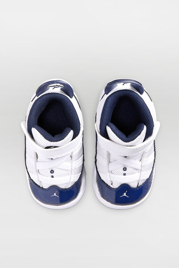 Jordan 6 Rings Baby Sneaker - White + Midnight Navy