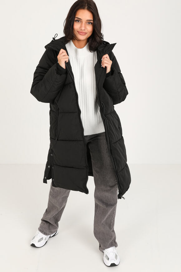 Puffermantel - Schwarz