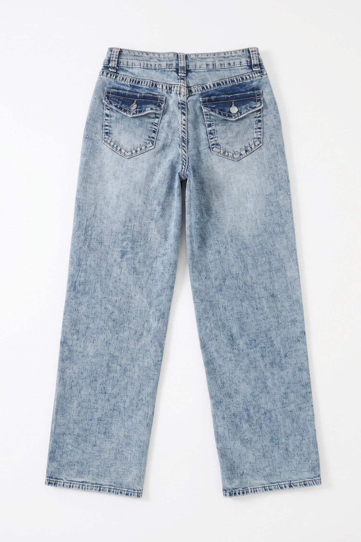 Slim Fit Jeans - Hellblau Used