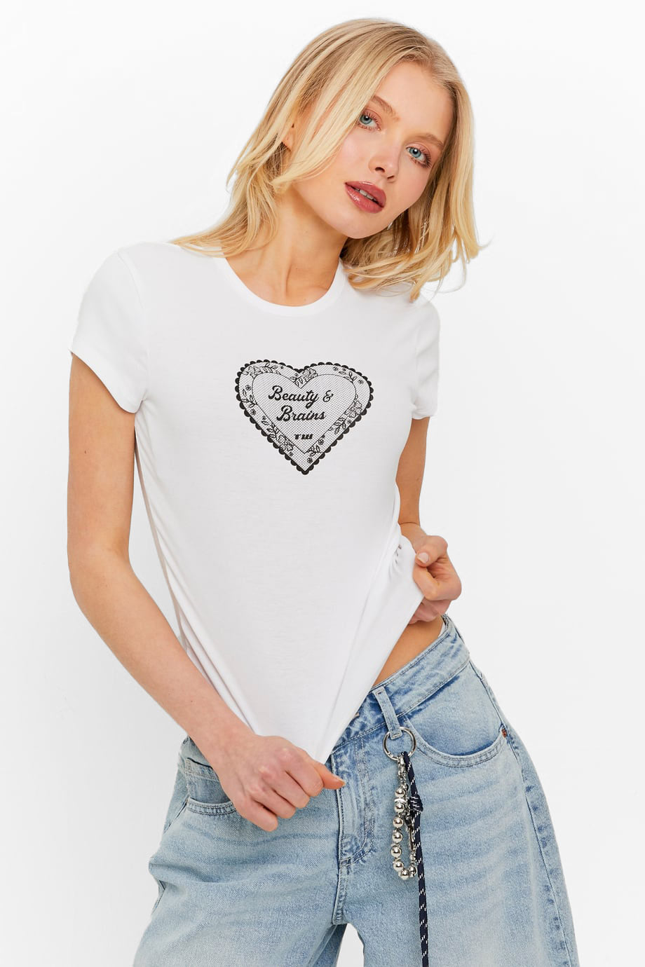 Crop T-Shirt - White