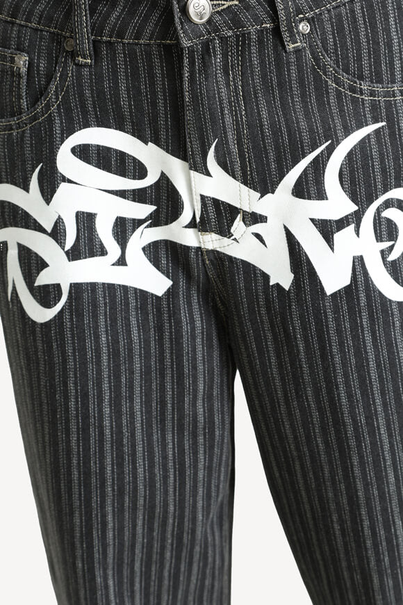 Baggy Jeans - Denim Schwarz