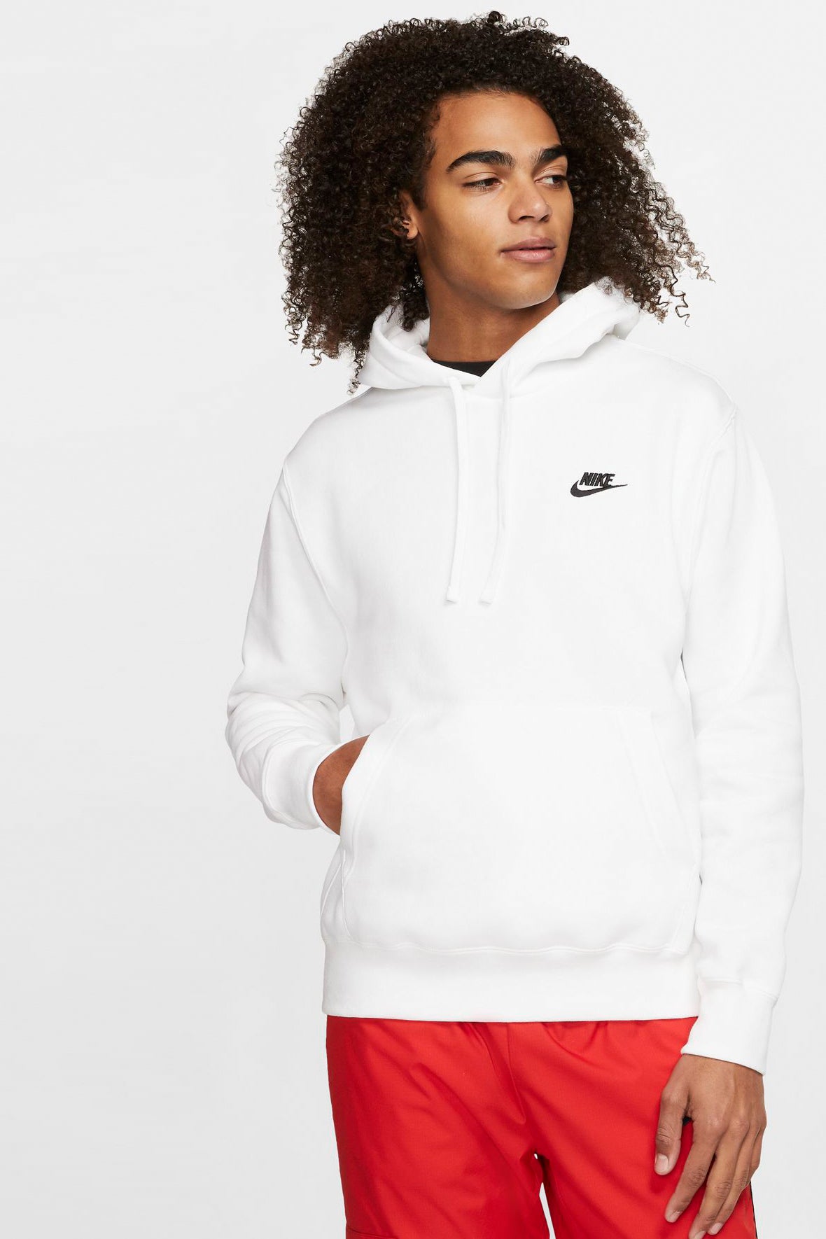 Sportswear Club Fleece Kapuzensweatshirt - Weiss