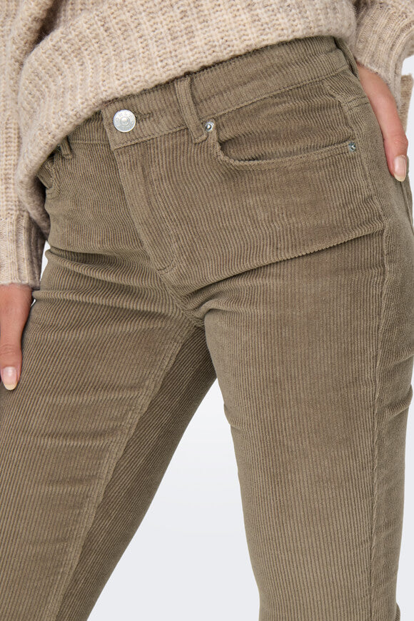 Pantalon flare en velours côtelé L32 - Fossil