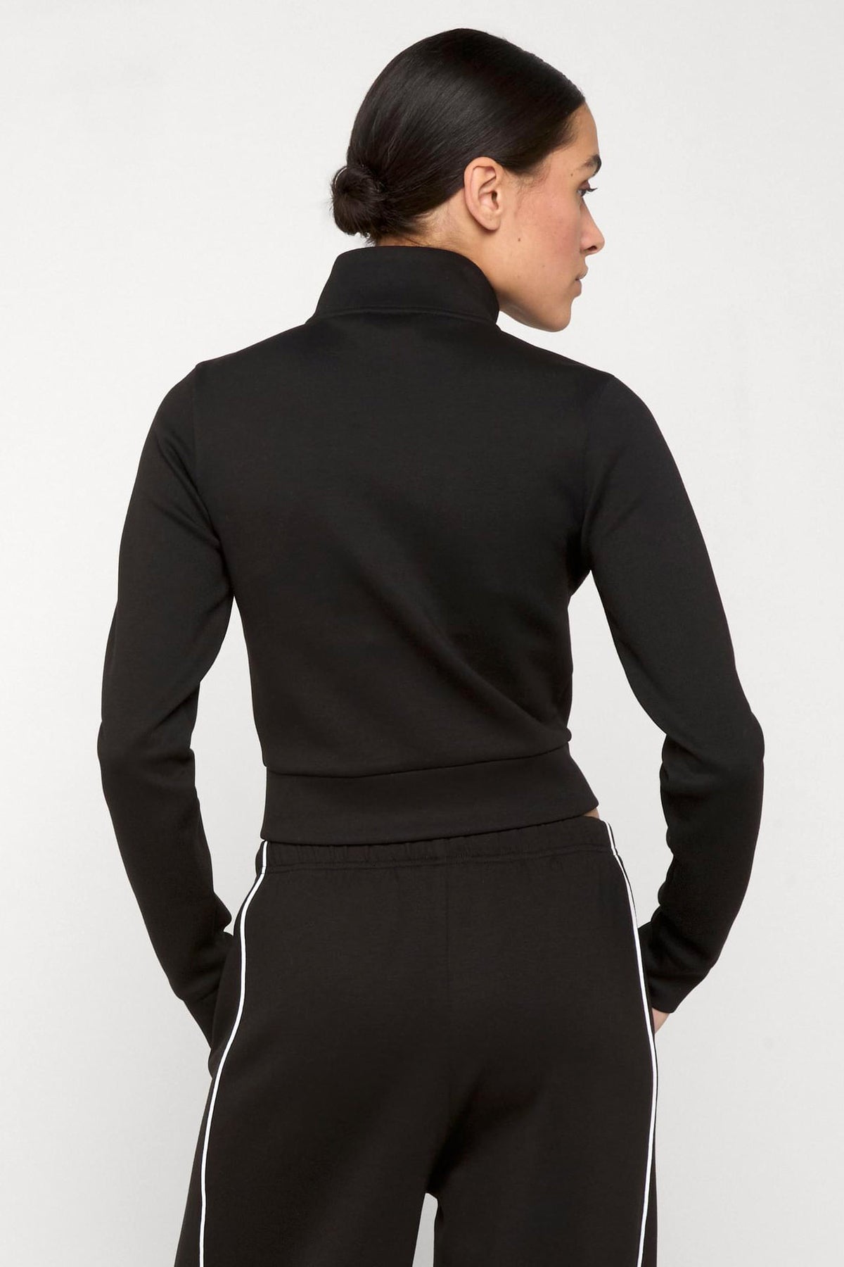 Giacca corta in scuba - Black