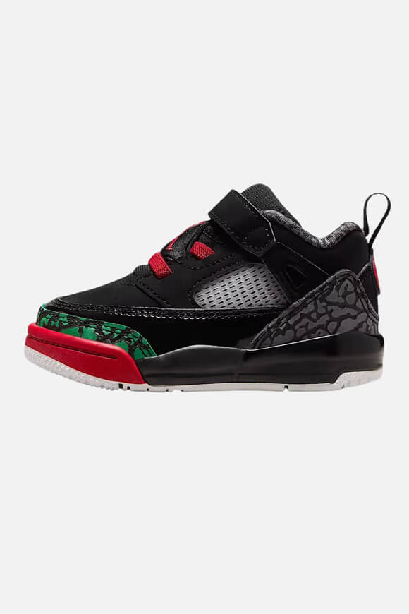 Spizike Baby Sneaker - Black + Varsity Red