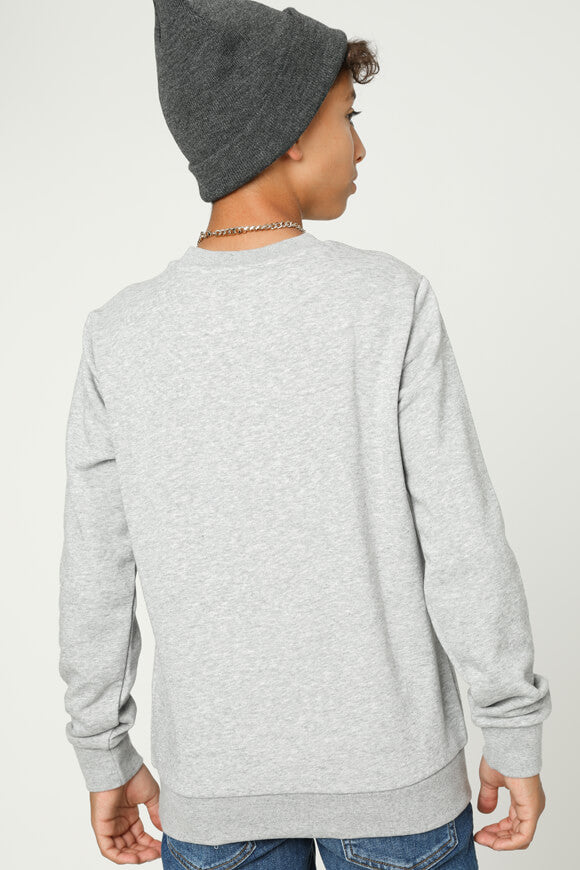 Sweatshirt - Grau meliert