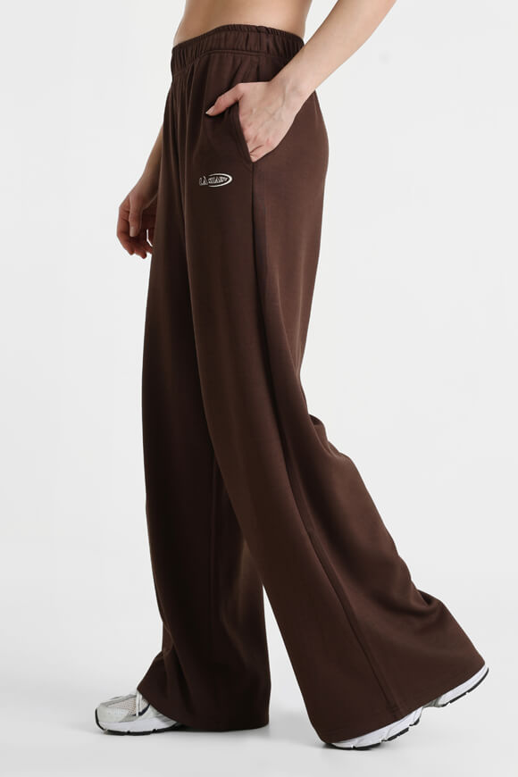 Pantalon à jambes larges - Marron foncé