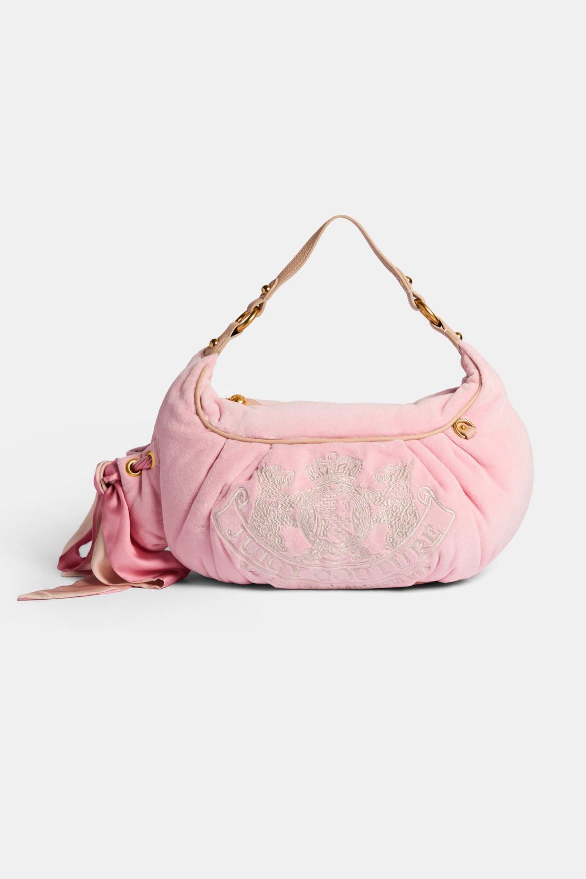 Hobo Samt Handtasche - Juicy Pink