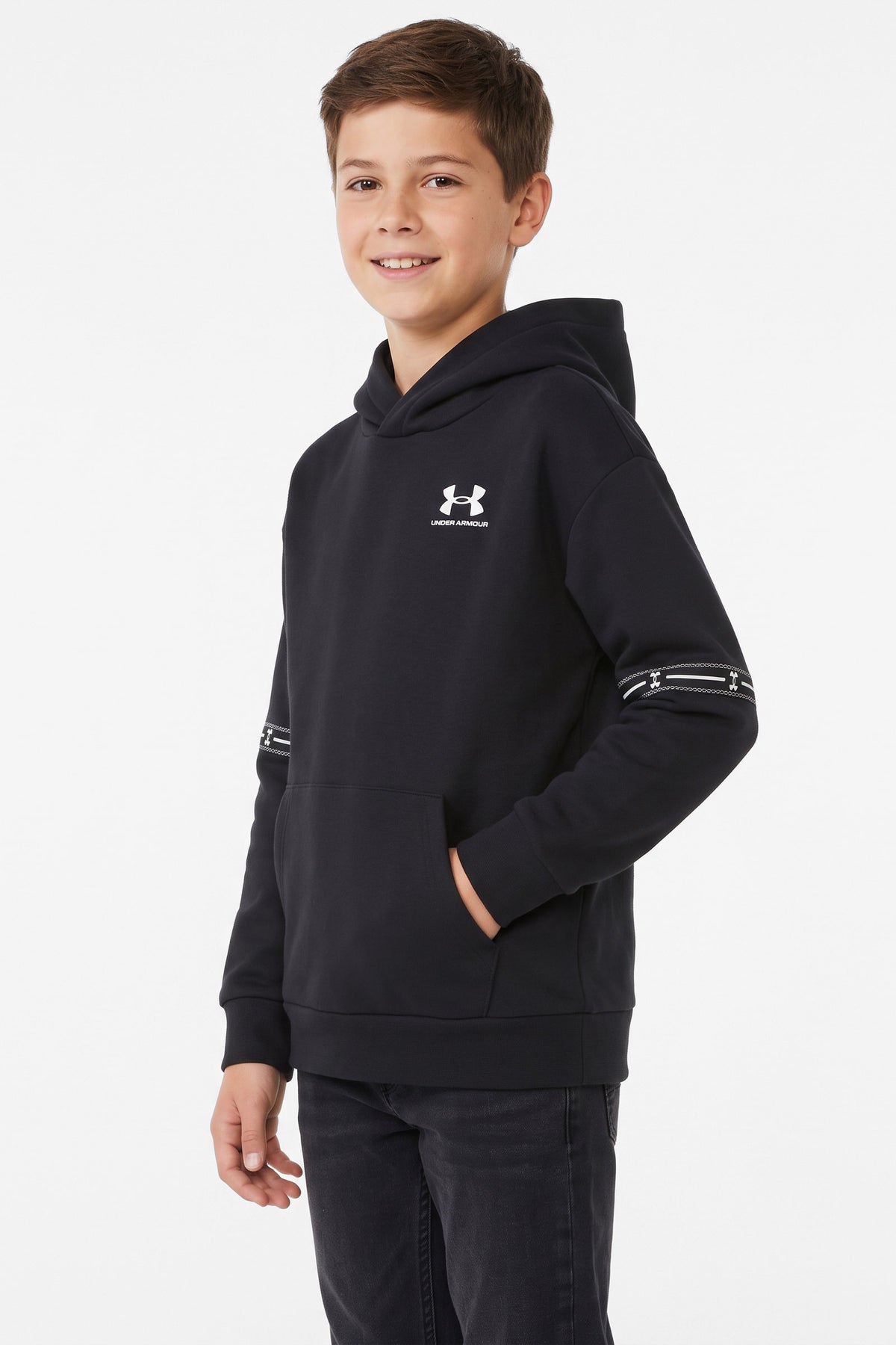 Sweatshirt à capuchon - Black + White