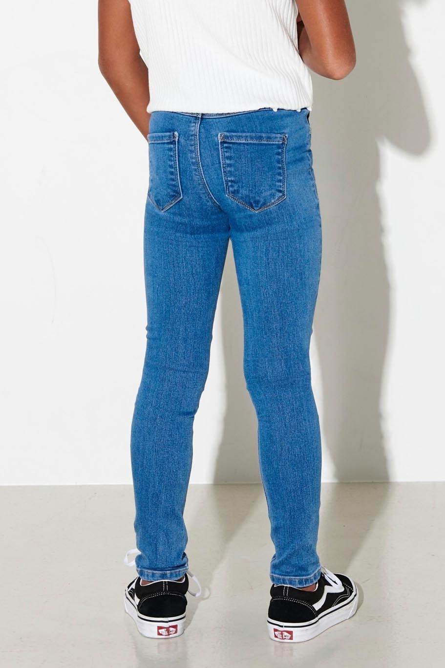 KONRAIN Skinny Fit Jeans - Medium Blue Denim