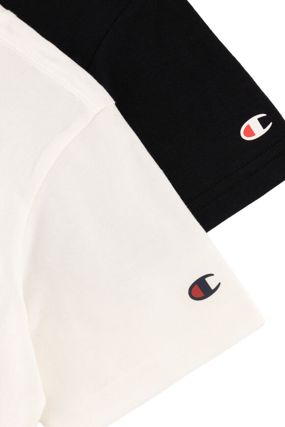 Doppelpack T-Shirts - White + Black