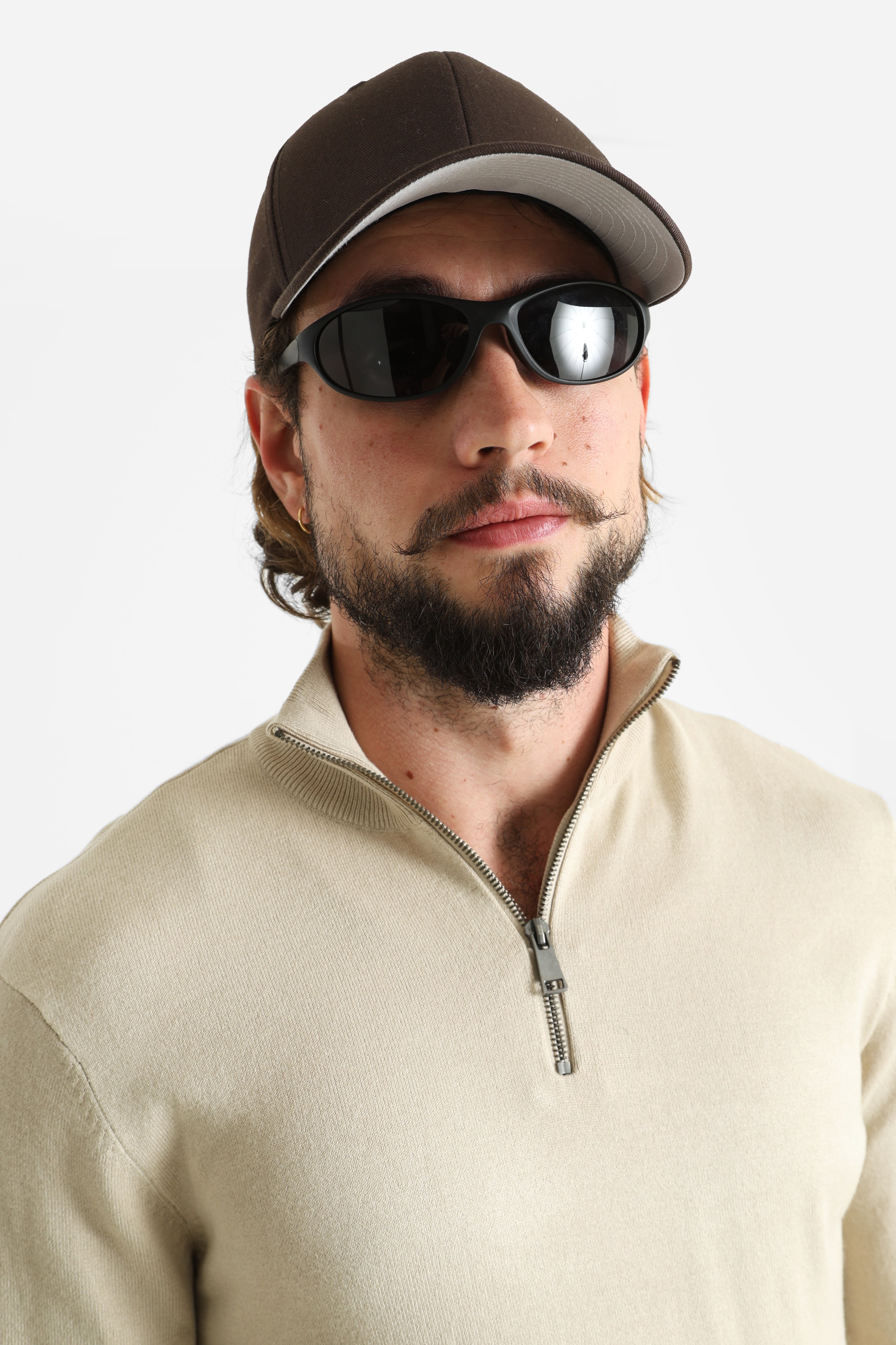 BHDAN pull en tricot fin - Plaza Taupe