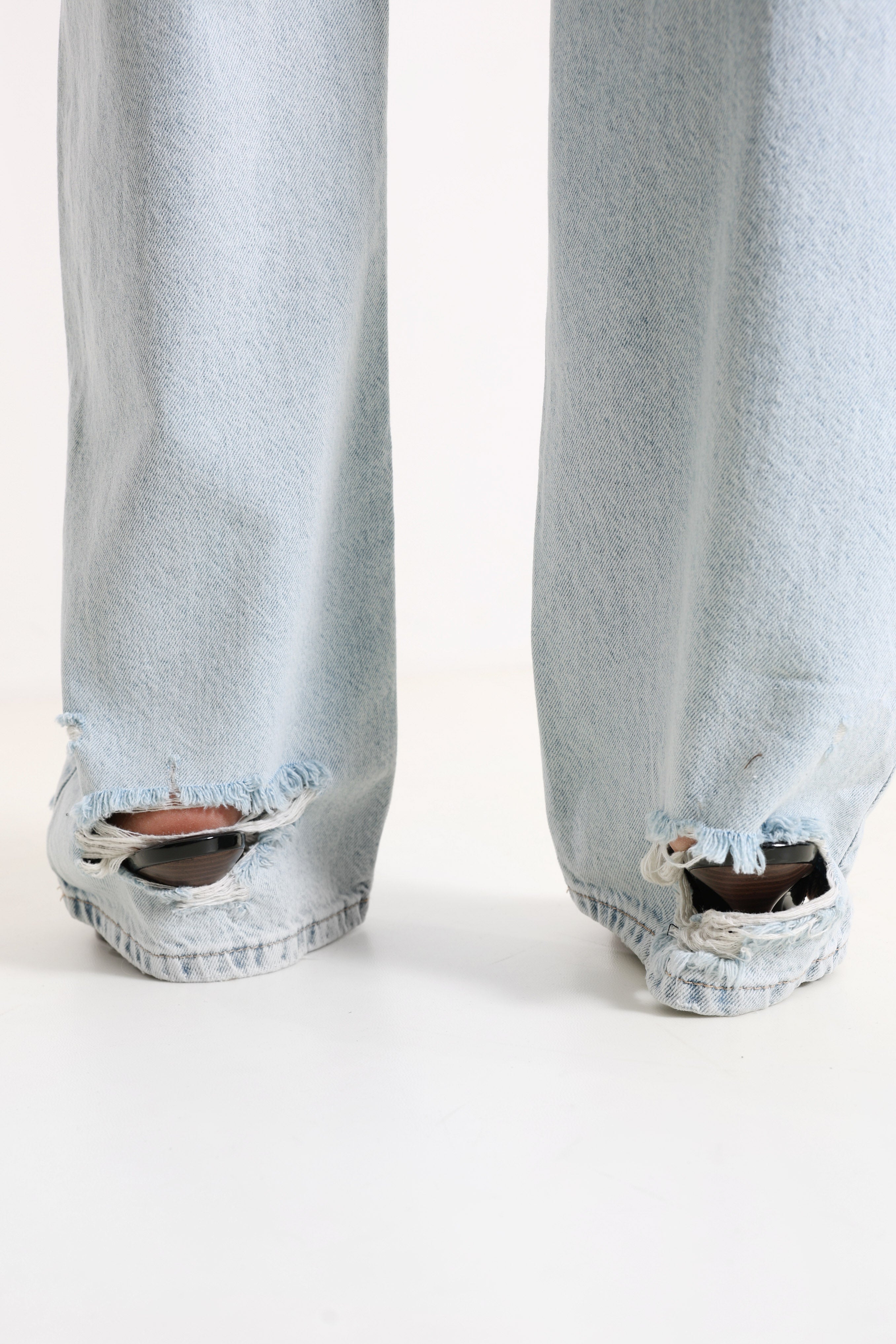 Jeans a gamba dritta - Light Blue Denim