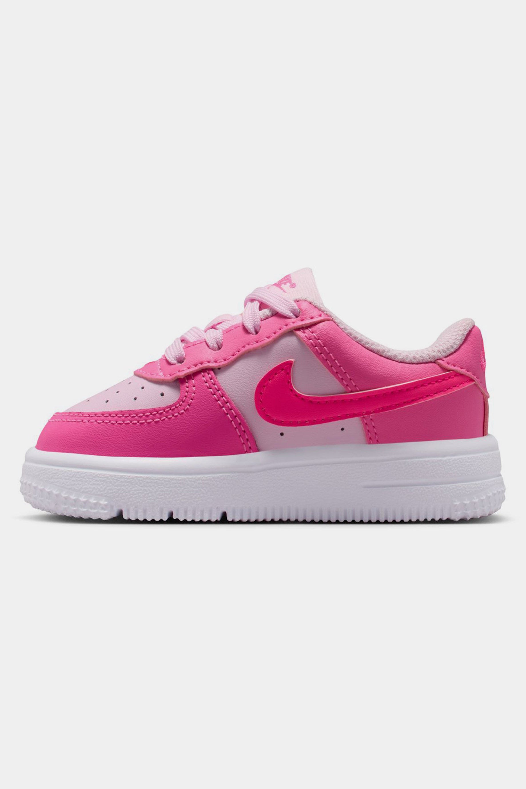 Force 1 BT Lace Baby Sneaker - Pink Foam + Hyper Pink + Pinksicle
