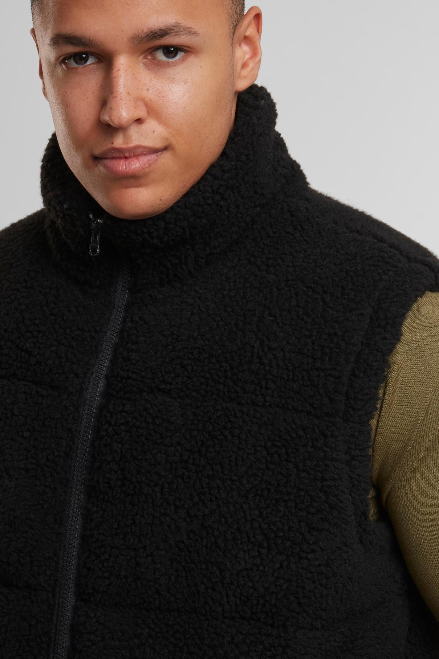 Teddy Gilet - Black
