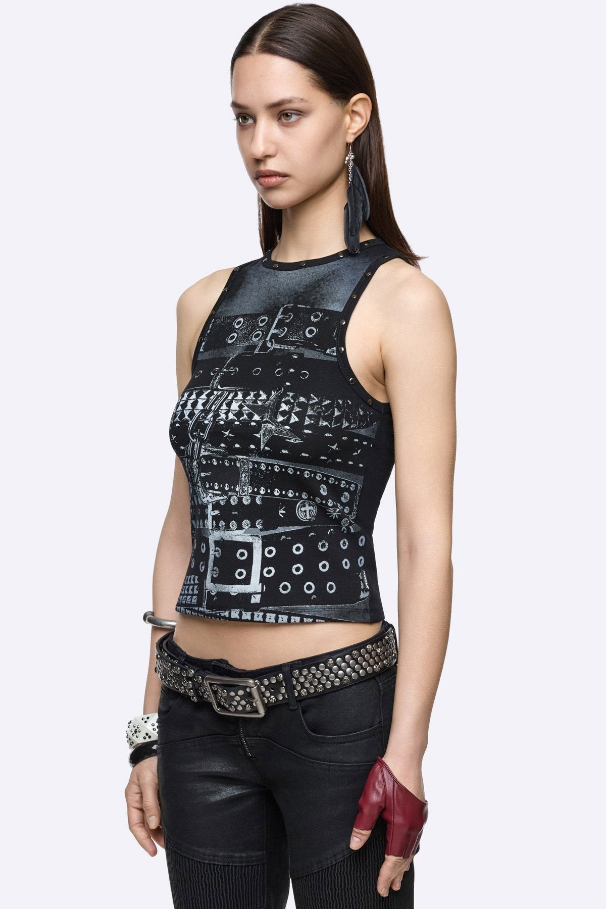 Buckled Tanktop - Black