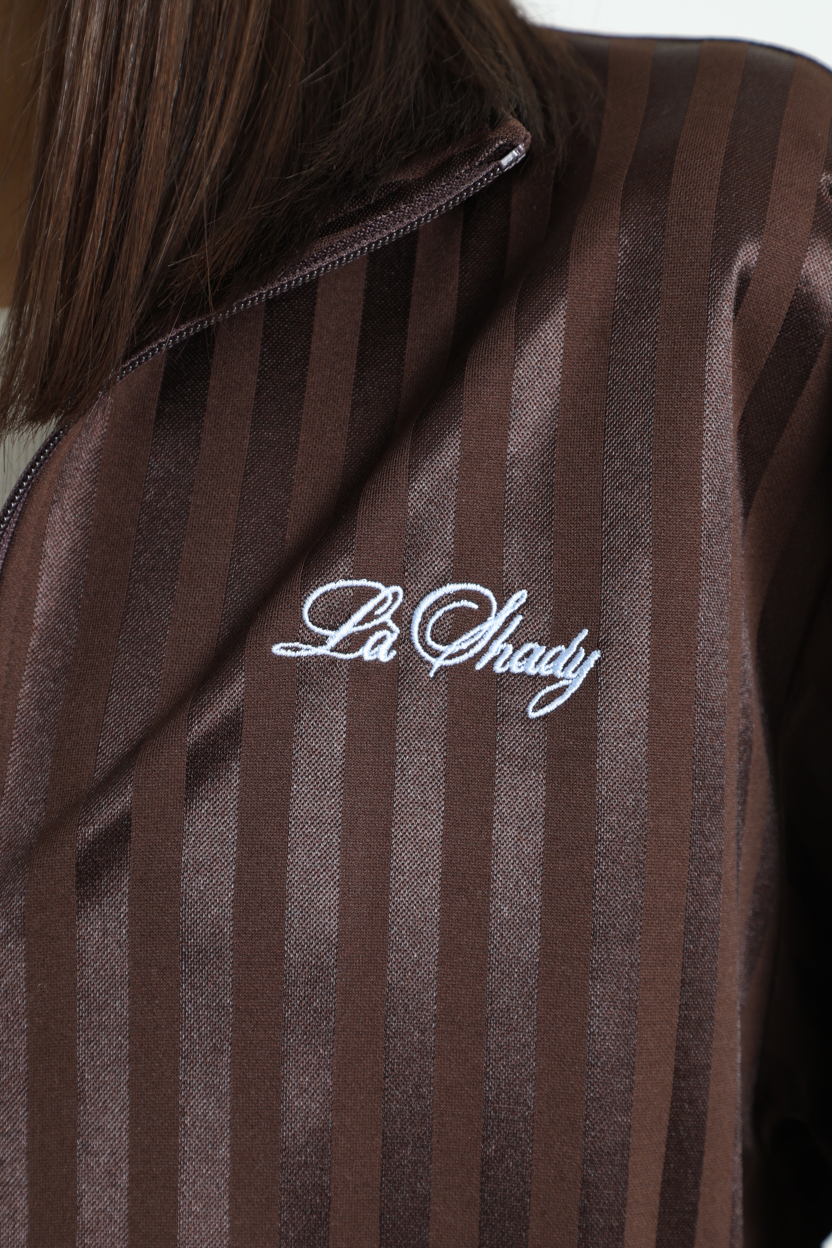 Tracksuit jacket - Dark brown