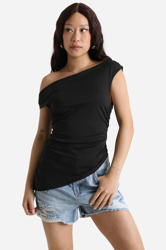 Top monospalla - Nero