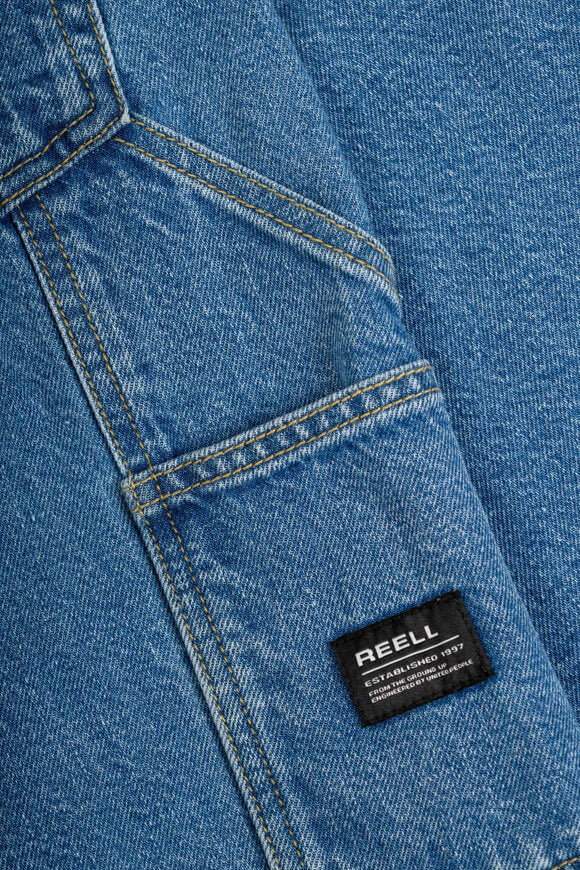 Belmont Worker short en jean - Iconic Light Blue