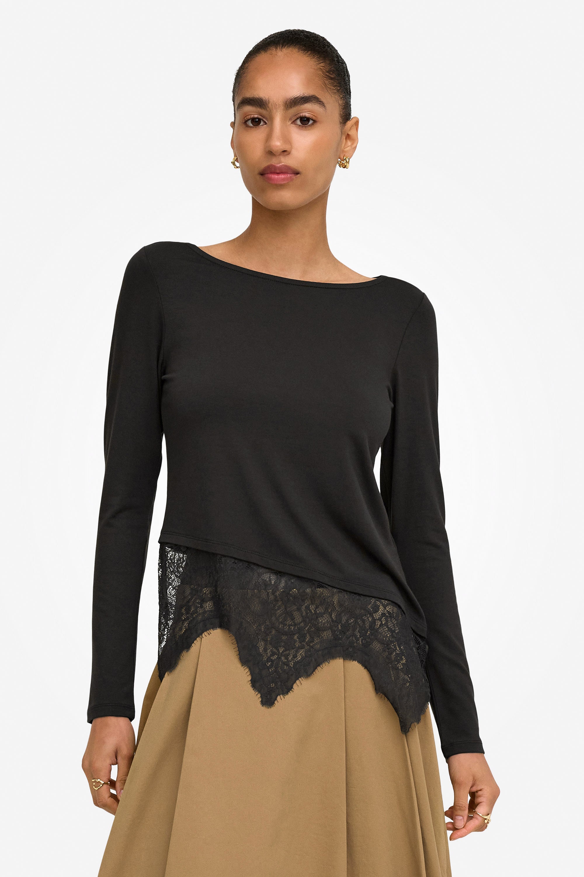 ONLLAILA Langarmshirt - Black