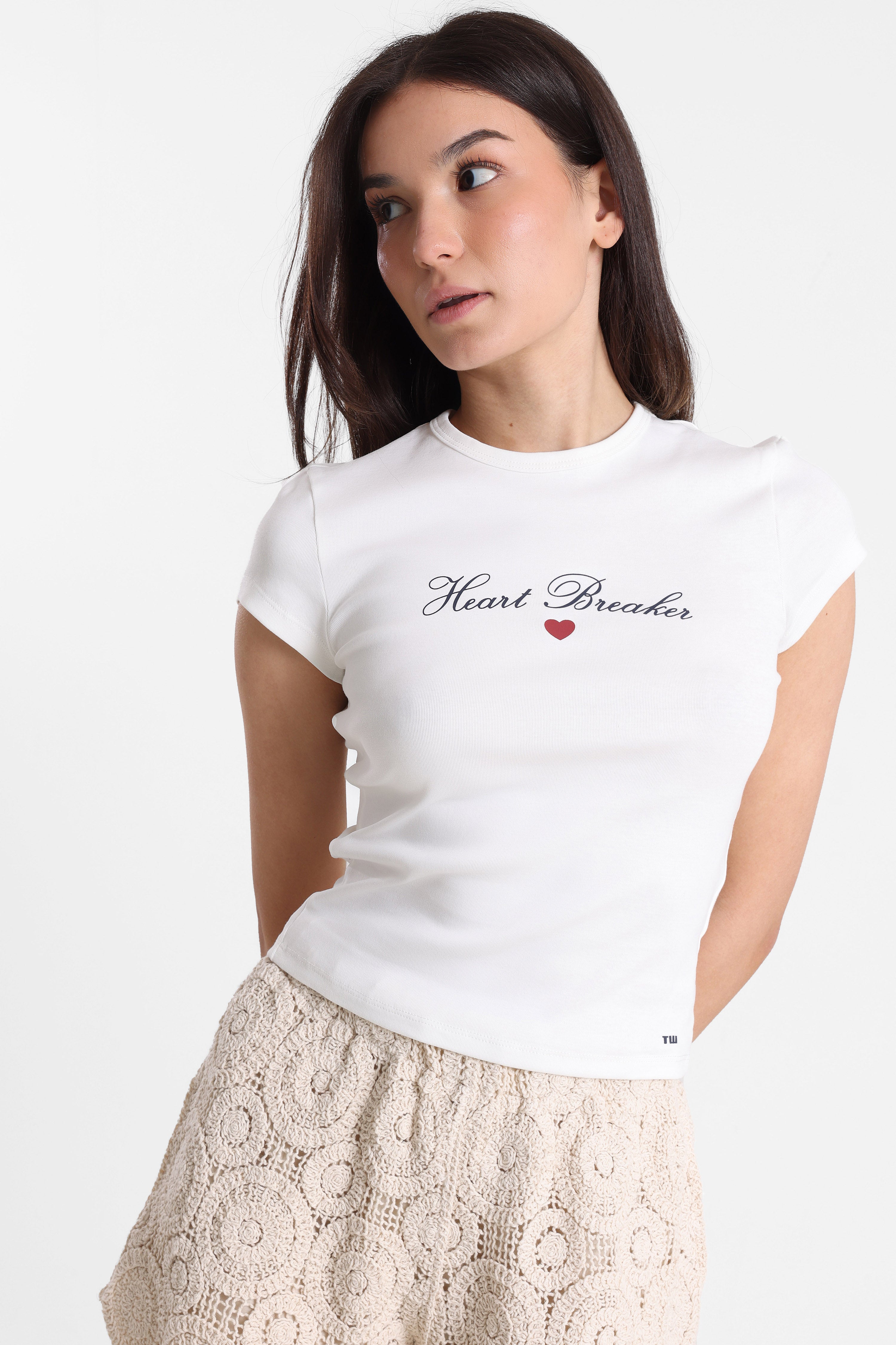 Crop T-Shirt - Offwhite