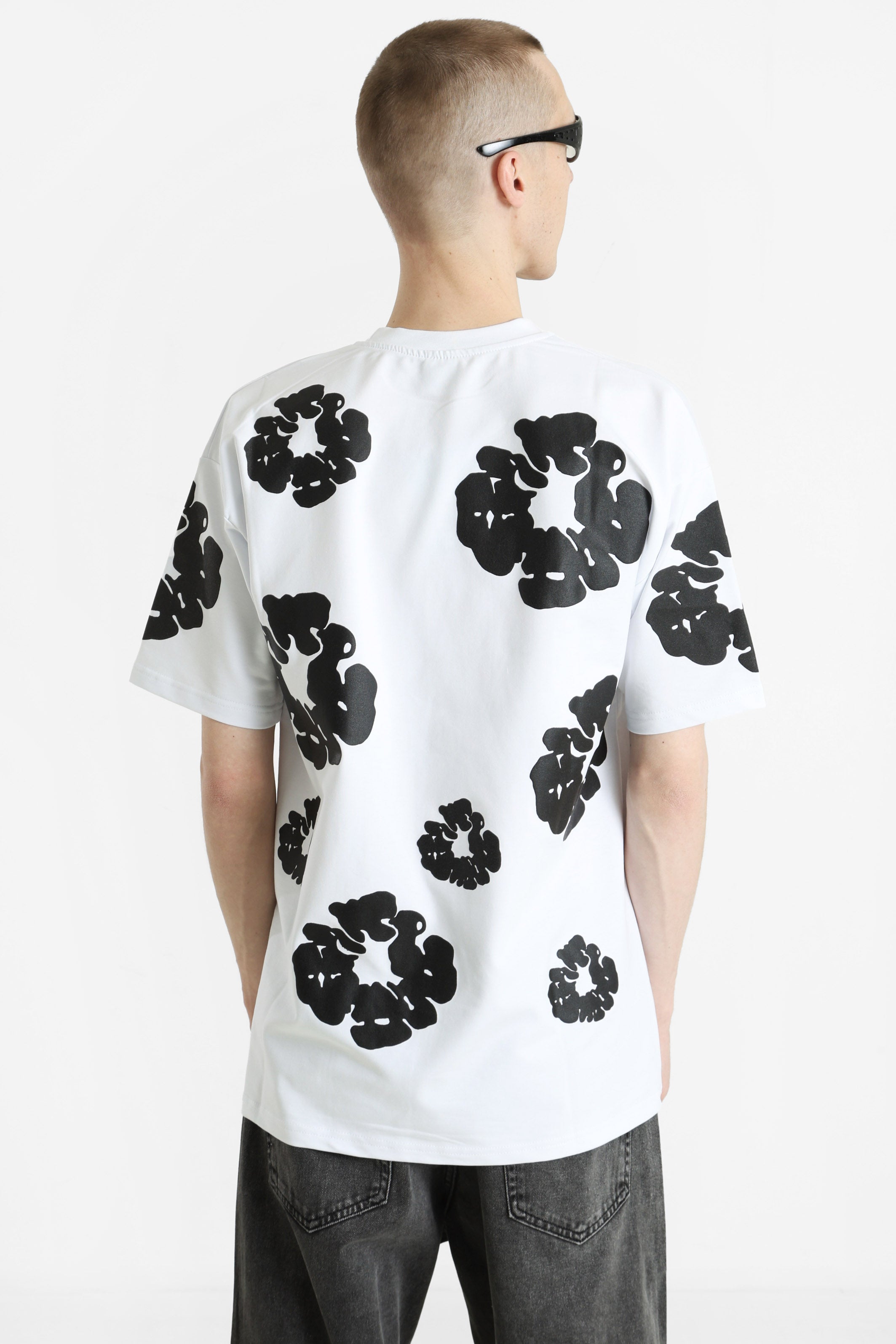 T-Shirt - White + Black