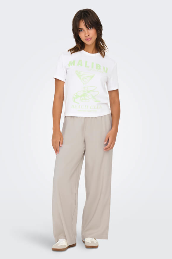 ONLARIS Wide Leg Pants - Pumice Stone