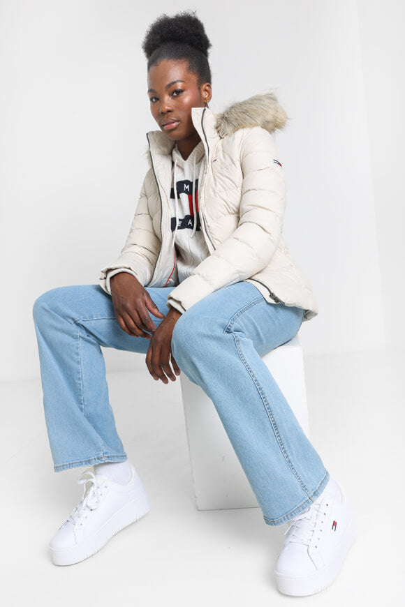 Puffer Daunenjacke - Newsprint