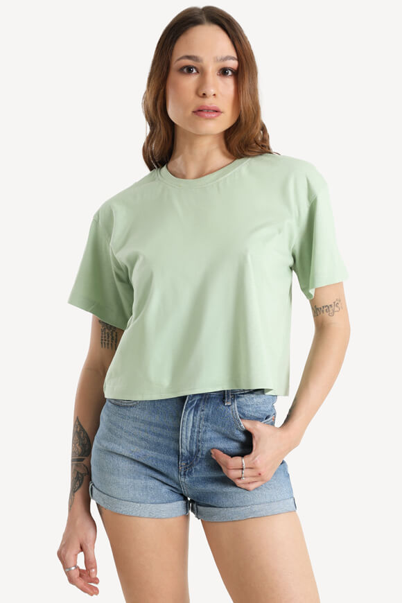 Crop T-Shirt - Hellgrün